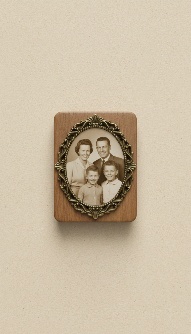Family Keepsake Photo Magnet