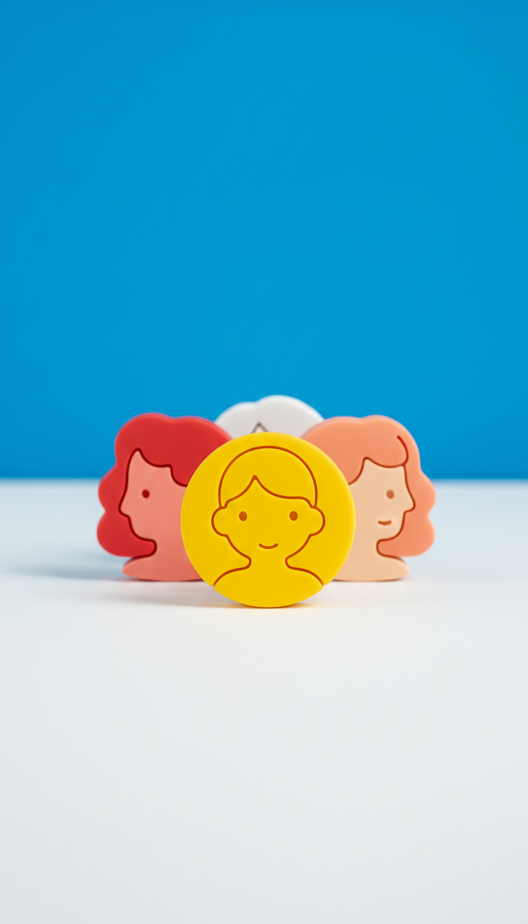 Mini Portrait Magnet Set