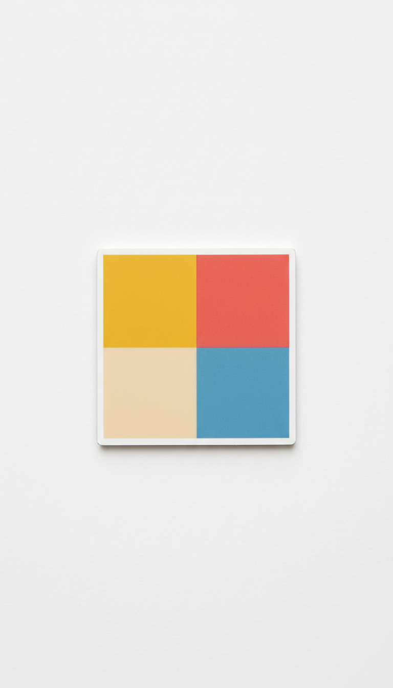 Classic Square Photo Magnet