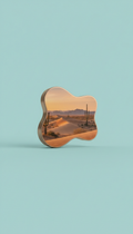 Custom-Shaped Photo Magnet
