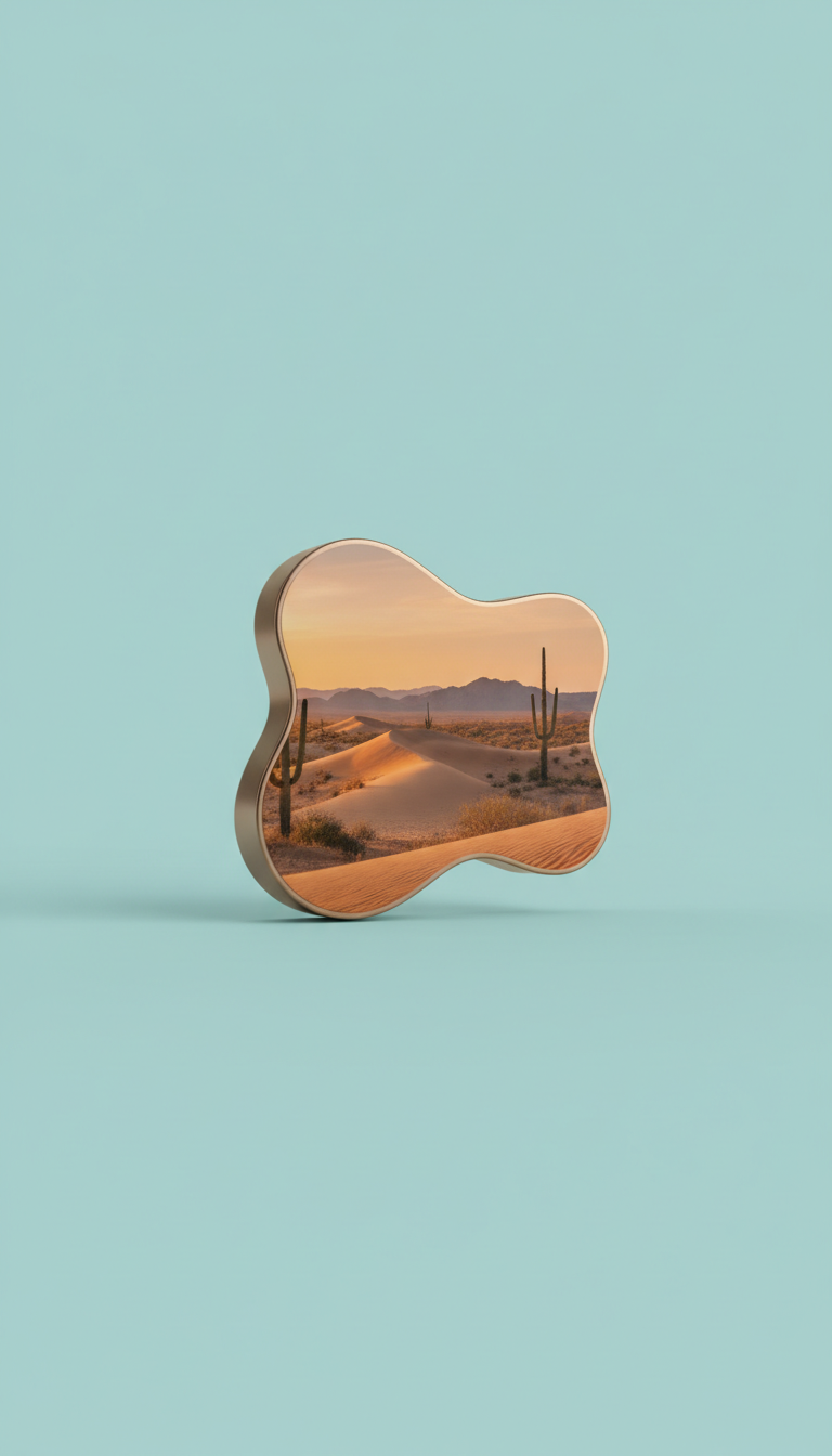 Custom-Shaped Photo Magnet